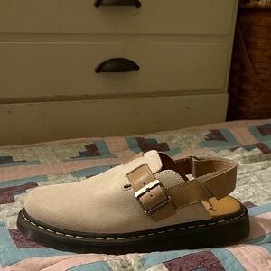 Dr. Martens Tan Leather Sandals (never worn)